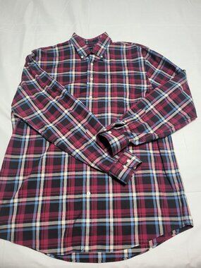 Lands’ End No Iron Twill Long Sleeve Shirt – Size Large Tall (LT)
